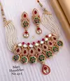Traditional Matte Choker Hasadi Set Type Necklace Wholesale Suppliers In Mumbai
